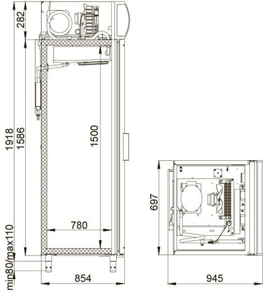 Х шкаф dm 105 s r290